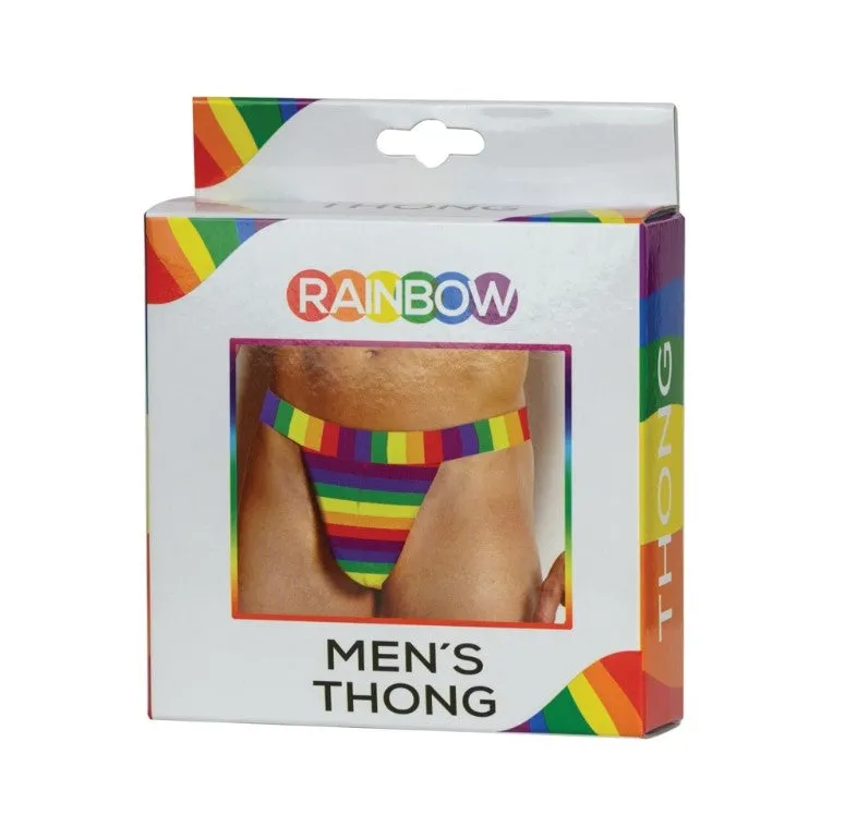 Rainbow Men's Thong - One Size