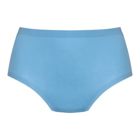 Serie Natural Second Me High Waist Briefs in Summer Blue