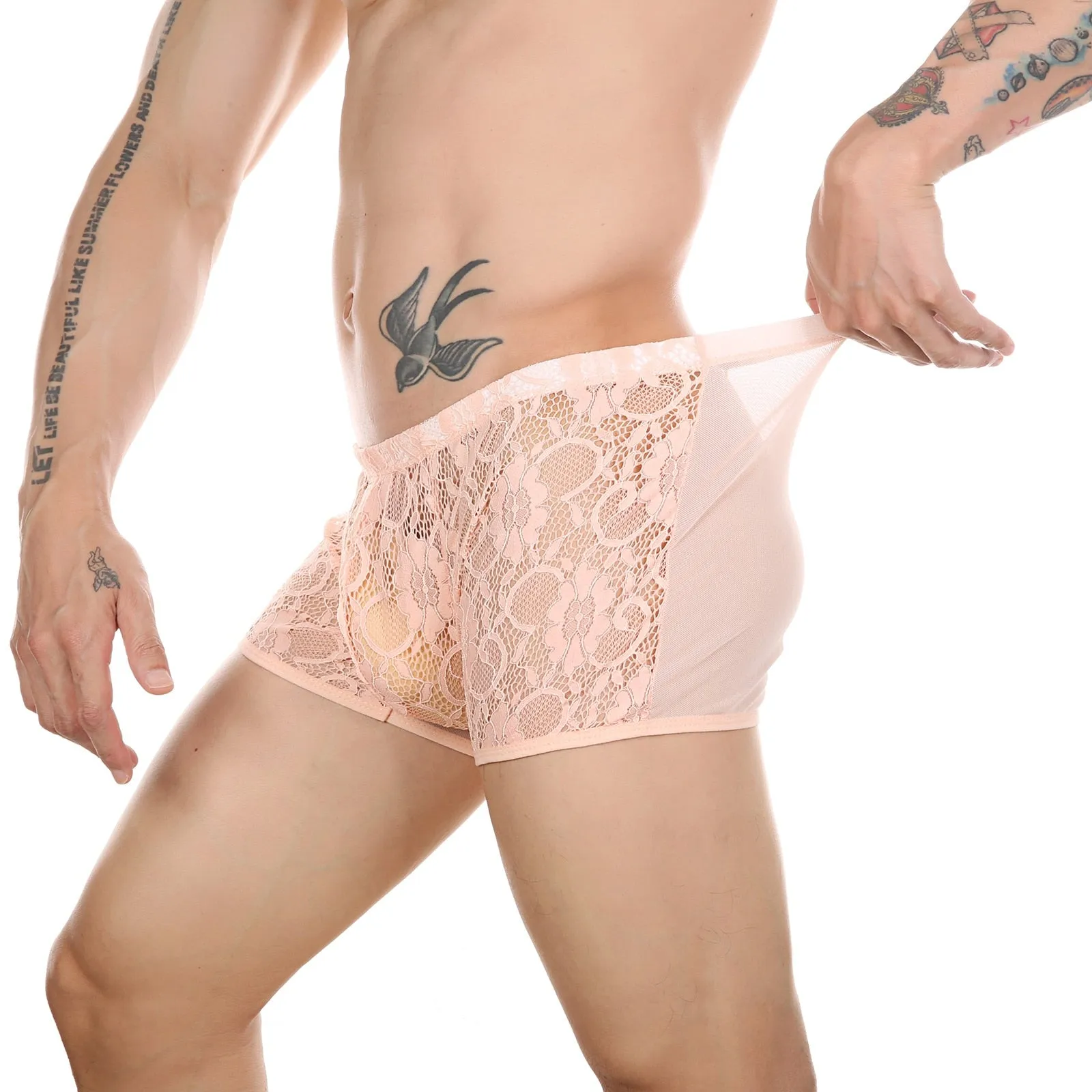 SHEER Lace Boxers