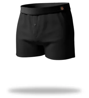 Solid  Black SuperSoft Loose Boxers