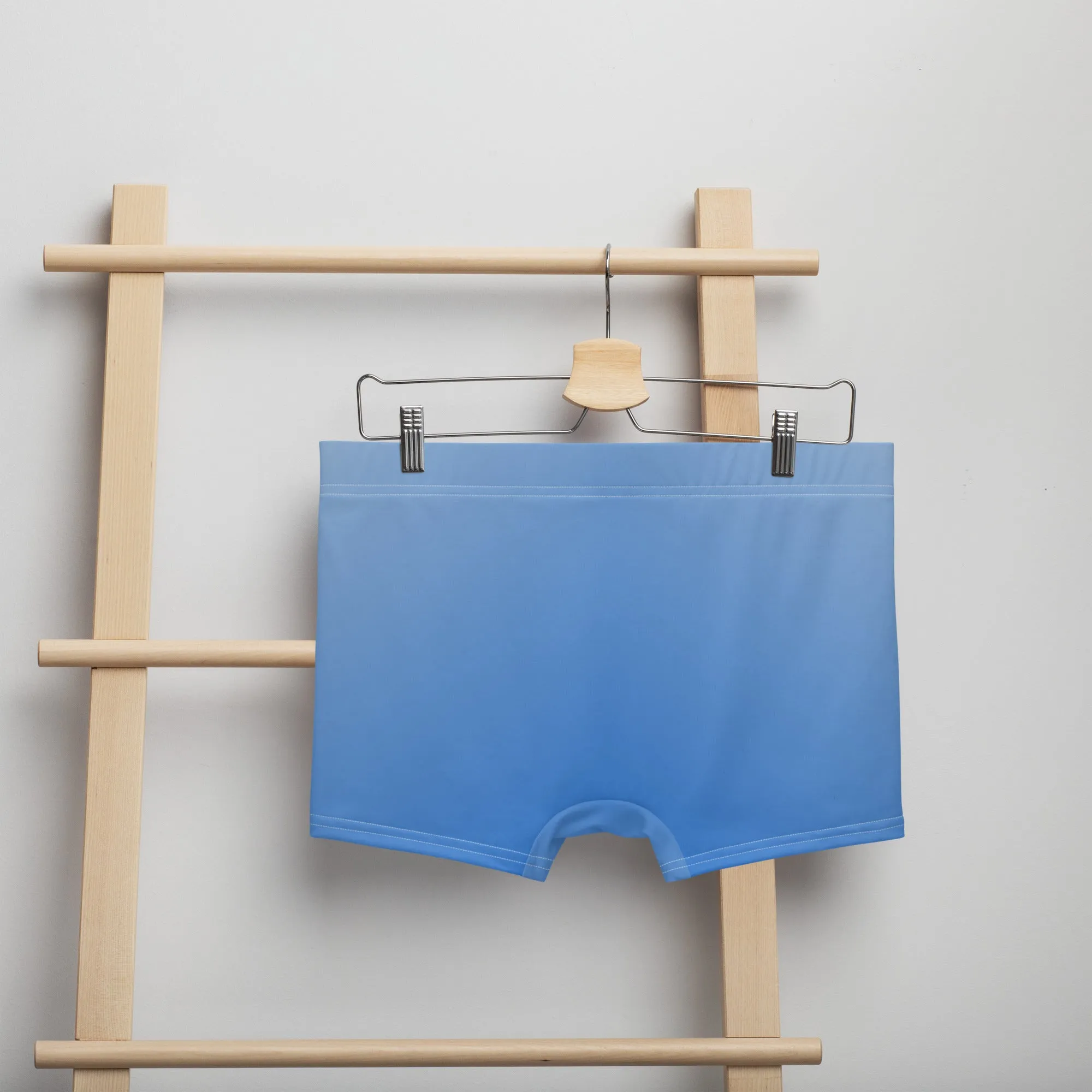 Solid blue boxer briefs for men’s