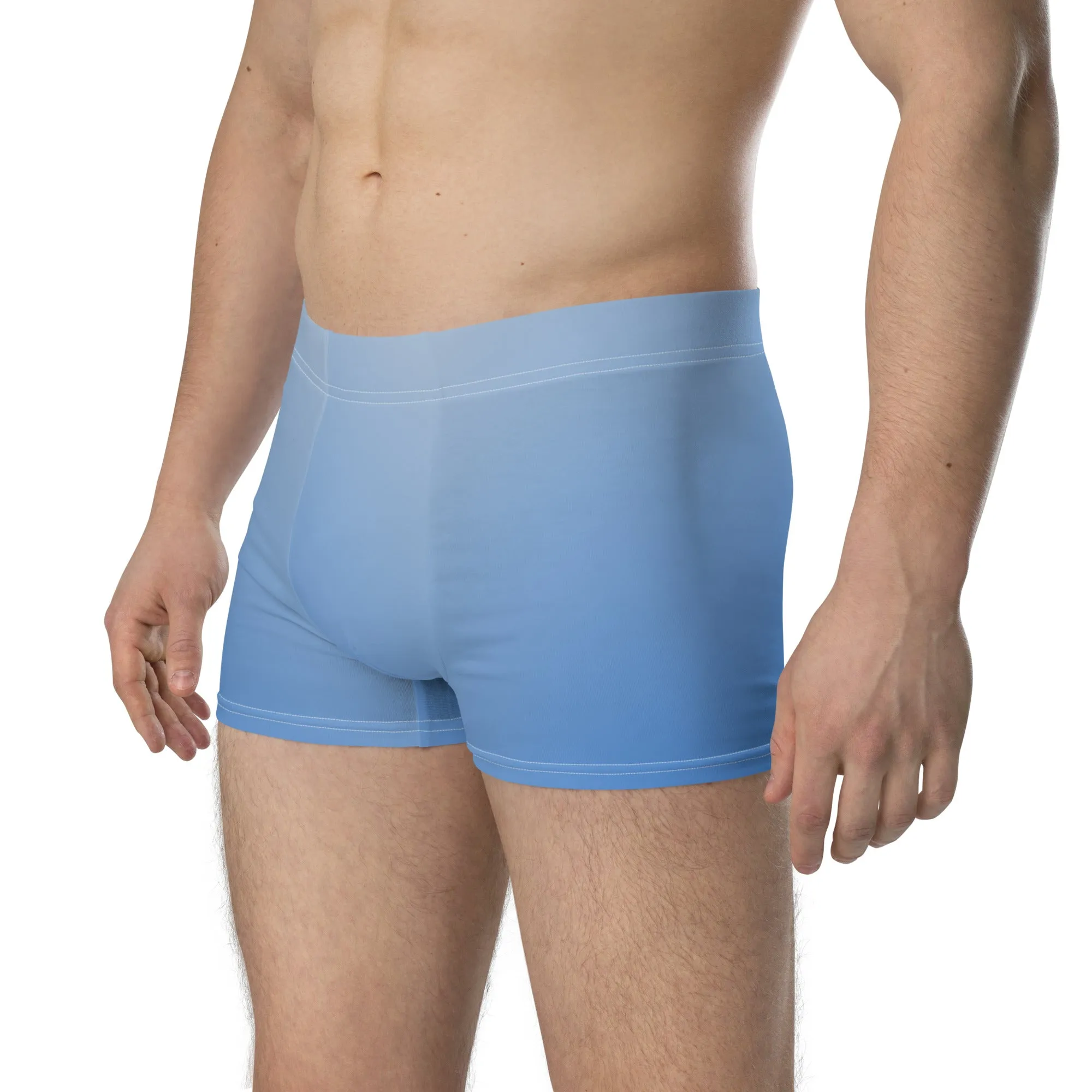 Solid blue boxer briefs for men’s