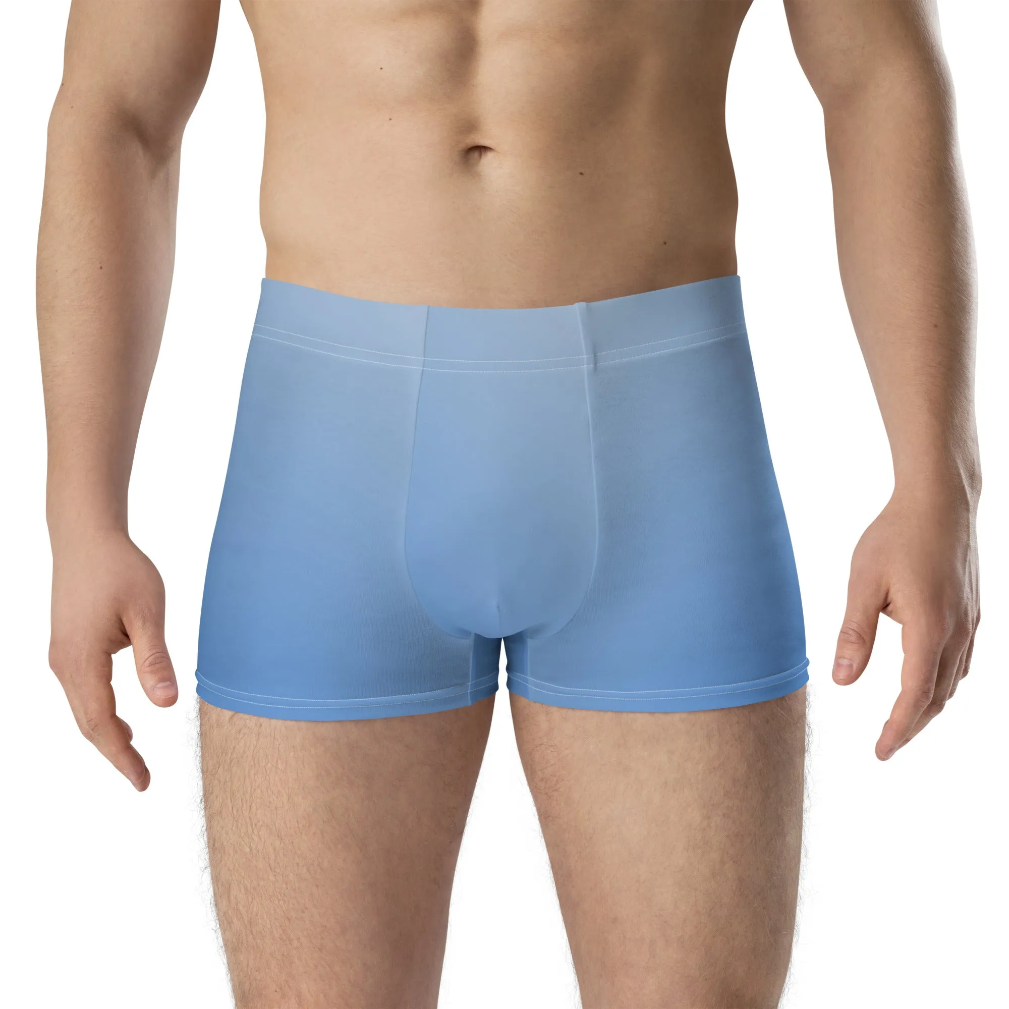 Solid blue boxer briefs for men’s