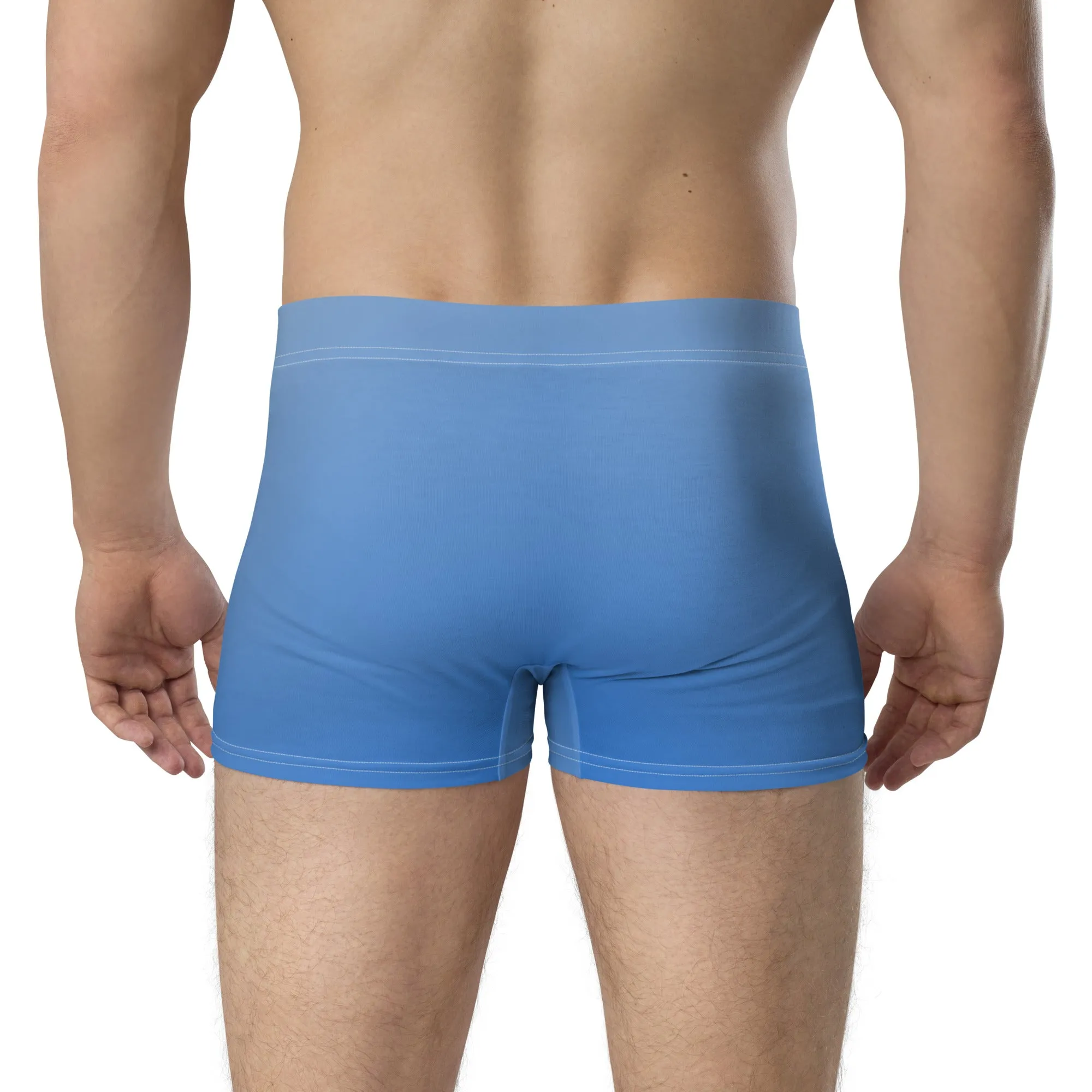 Solid blue boxer briefs for men’s