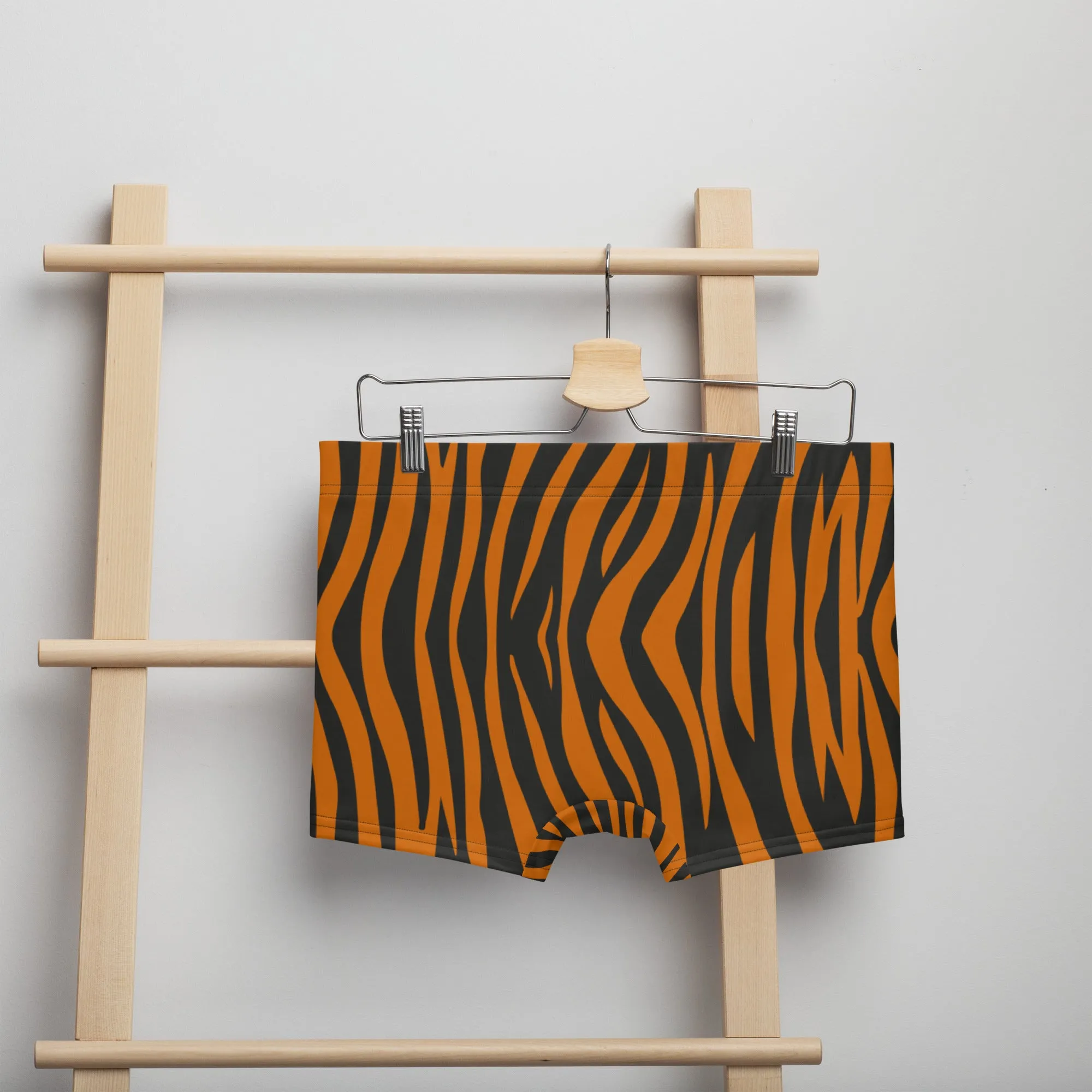 Tiger pattern print boxer for men