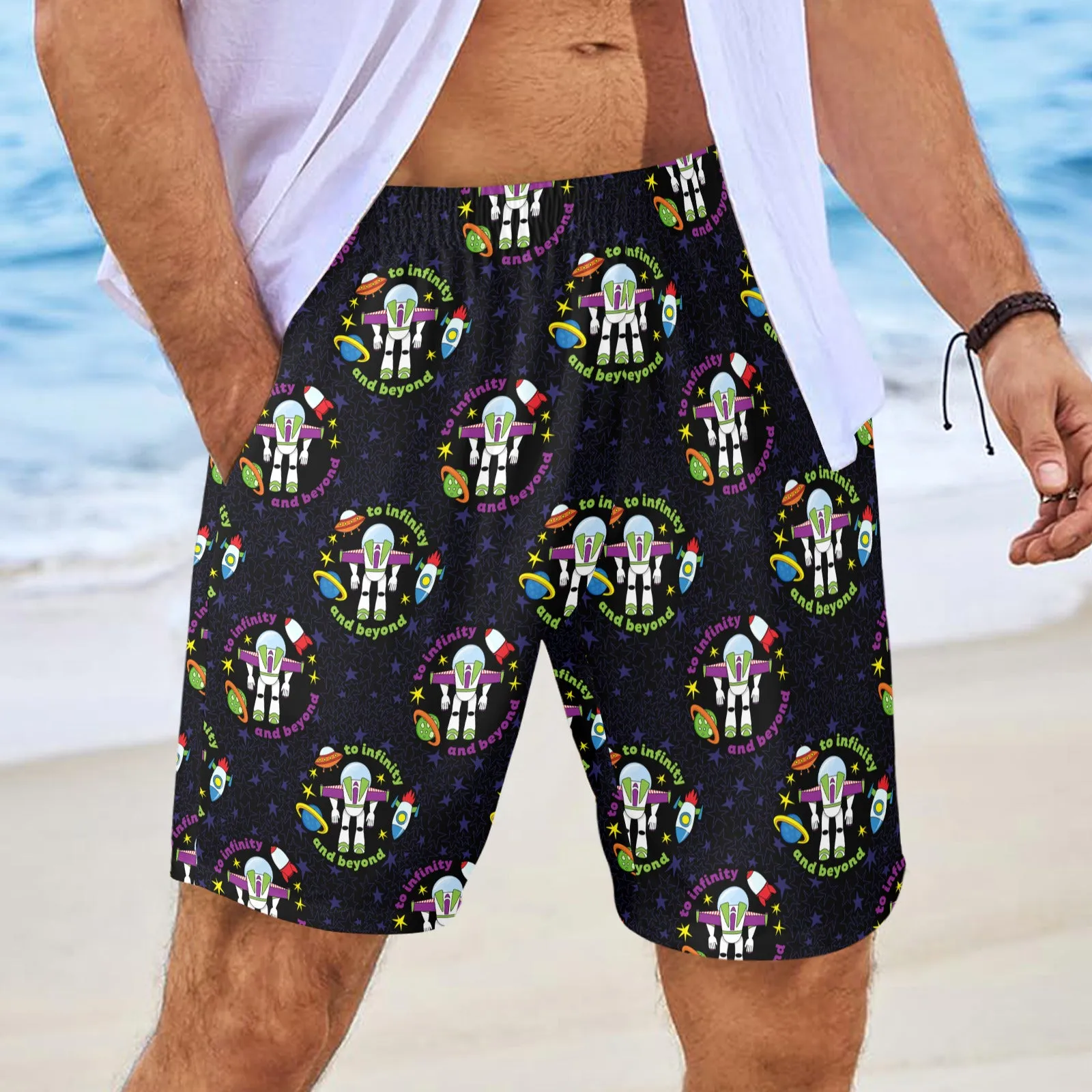 To Infinity And Beyond Men's Swim Trunks Swimsuit