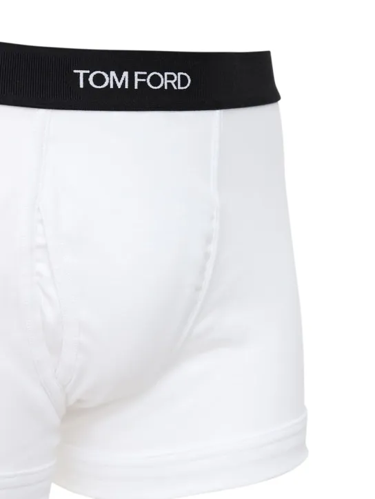 Tom Ford   Pack of 2 logo cotton boxer briefs 