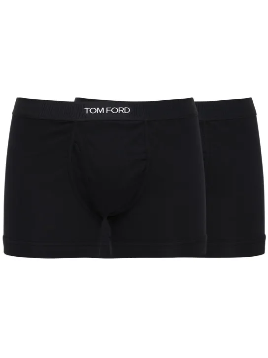 Tom Ford   Pack of 2 logo cotton boxer briefs 