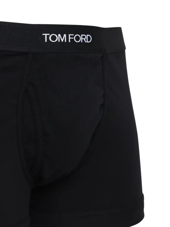 Tom Ford   Pack of 2 logo cotton boxer briefs 