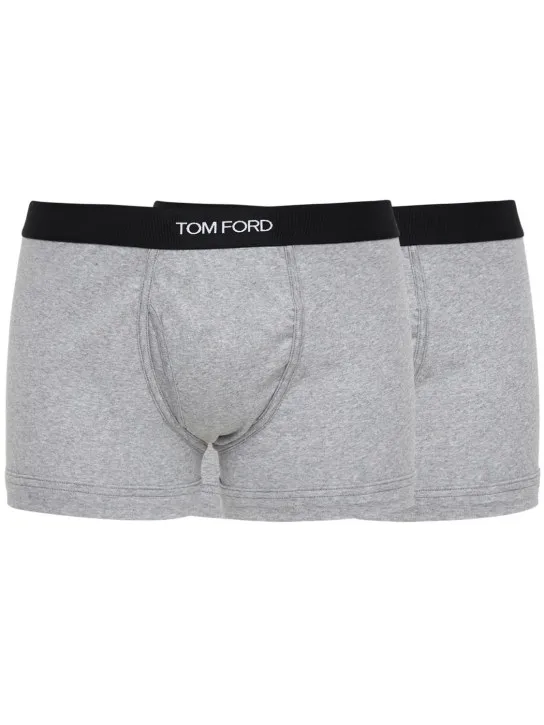 Tom Ford   Pack of 2 logo cotton boxer briefs 