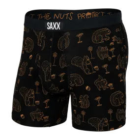 Ultra Super Soft Boxer Briefs- Protect the Nuts Black