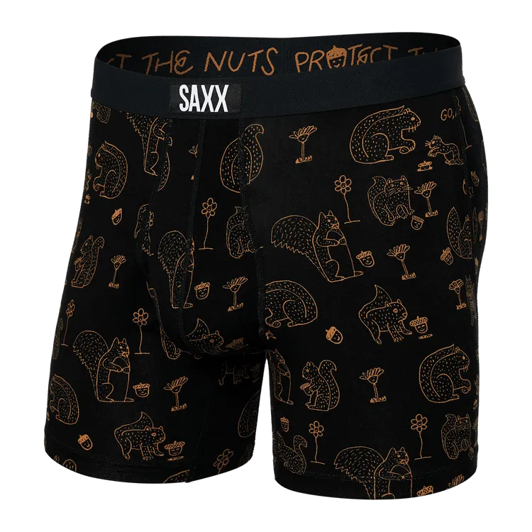 Ultra Super Soft Boxer Briefs- Protect the Nuts Black