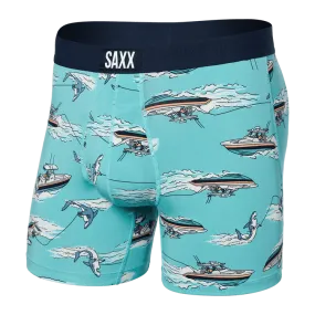 Ultra Super Soft Boxer Briefs- Sharkski Turquoise