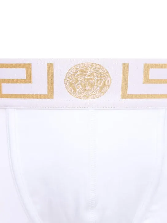 Versace   Pack of 2 Greca stretch boxer briefs 