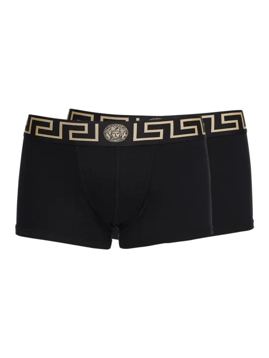 Versace   Pack of 2 Greca stretch boxer briefs 