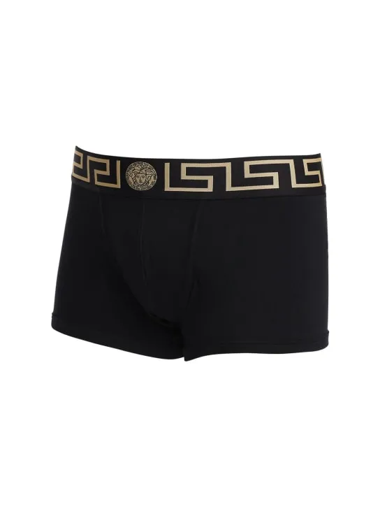 Versace   Pack of 2 Greca stretch boxer briefs 