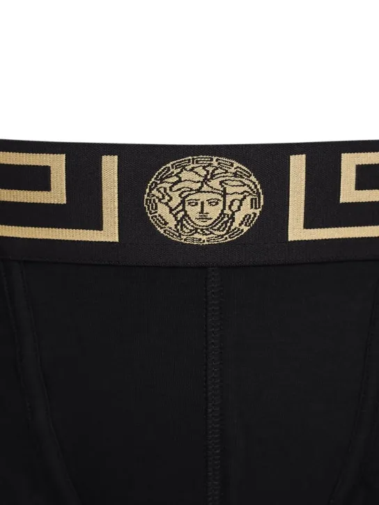 Versace   Pack of 2 Greca stretch boxer briefs 