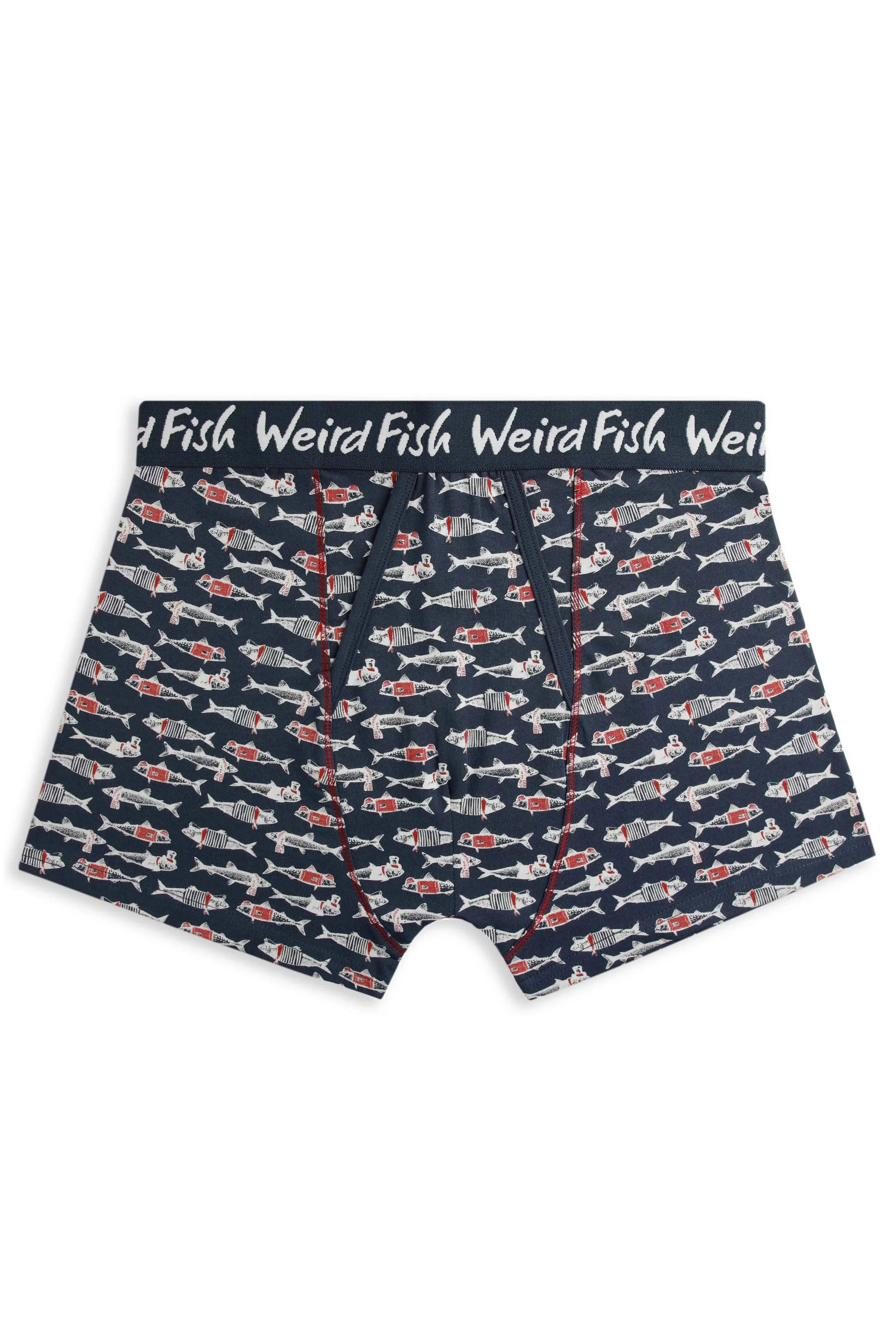 Weird Fish 2XL Grey Ashridge Boxer Shorts (Pack of 3)