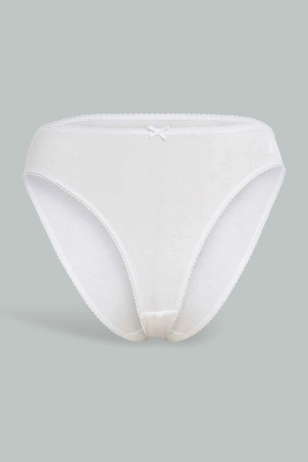 Women Assorted Plain High Leg Brief (Pack of 5)