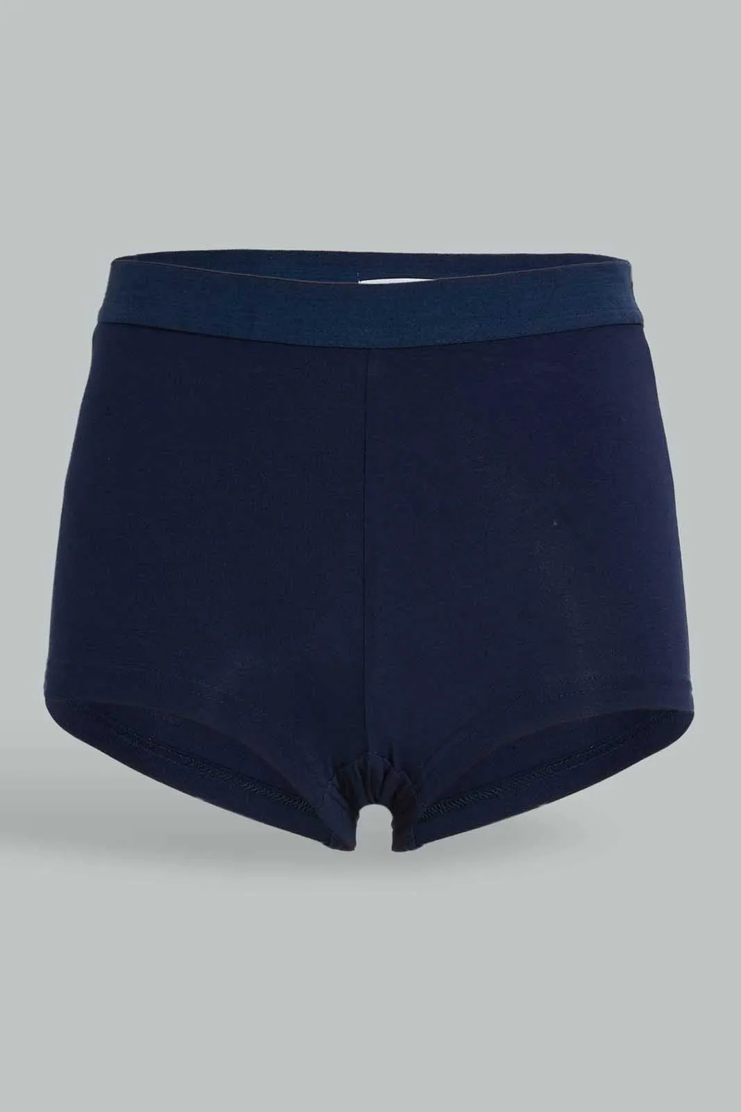 Women Beige and Navy Boxer Brief (Pack of 2)