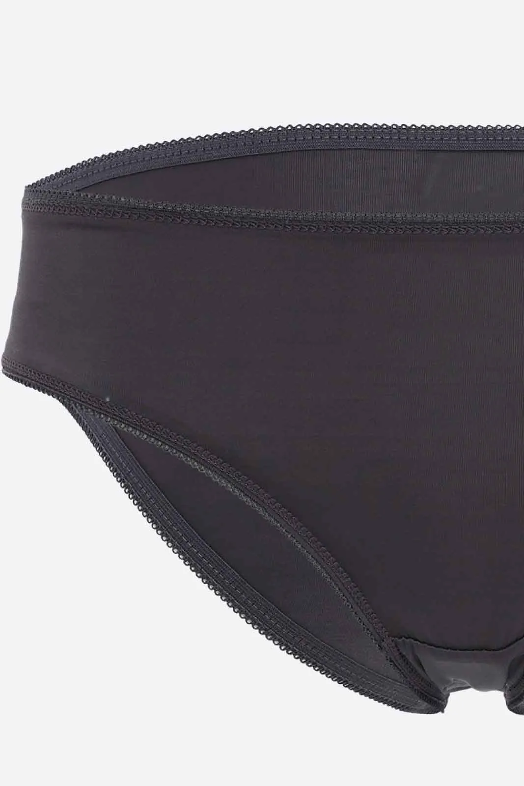 Women Black And Charcoal High-Leg Briefs (Pack of 2)