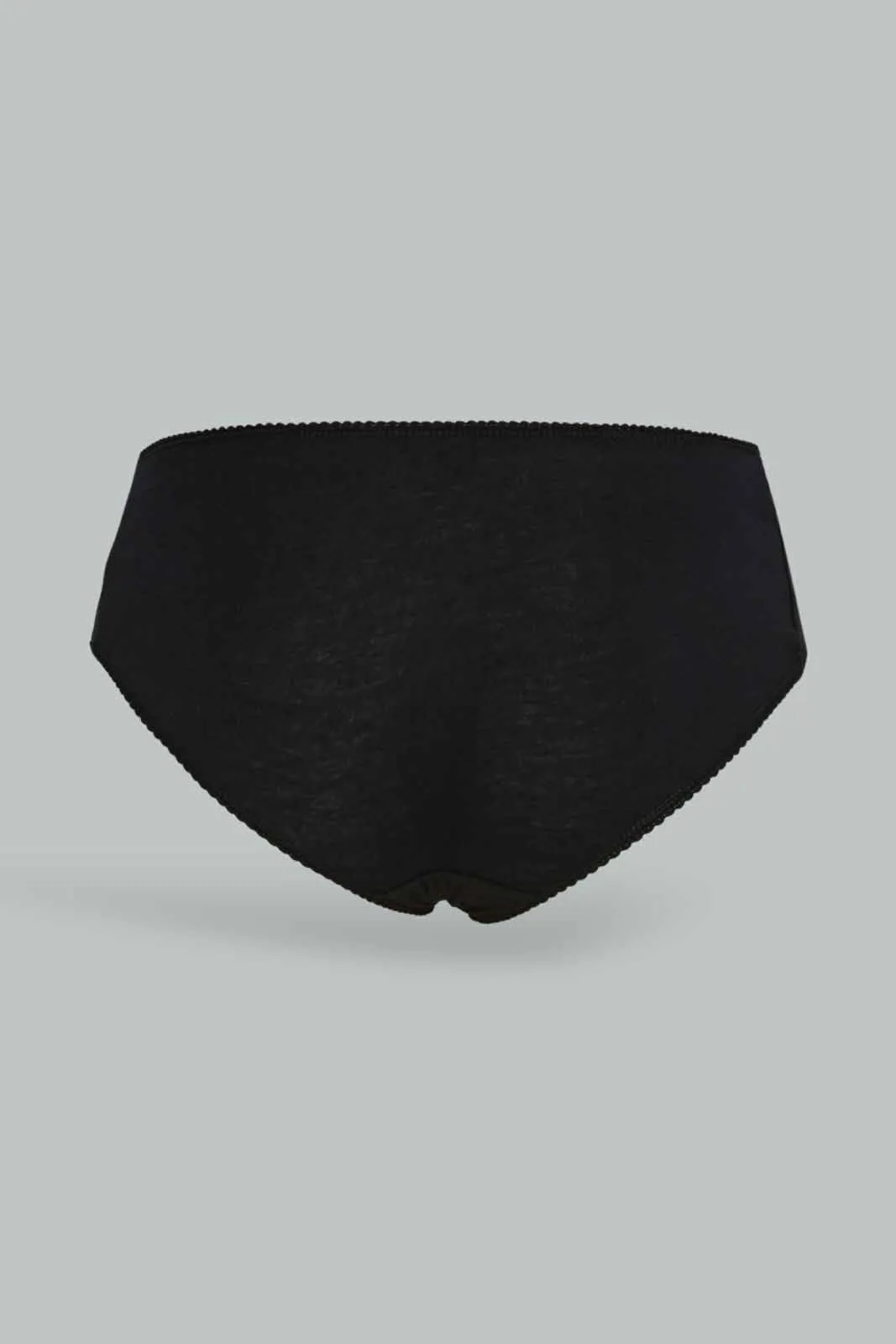 Women Black Boyleg Brief (Pack of 5)