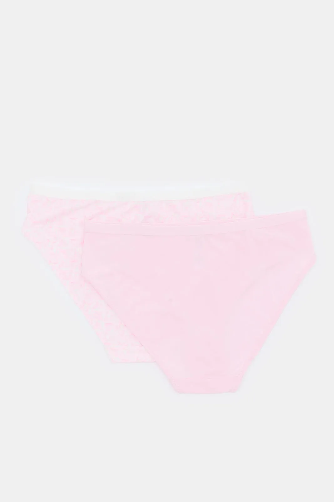 Women Pink Printed Bikini Brief (Pack of 2)