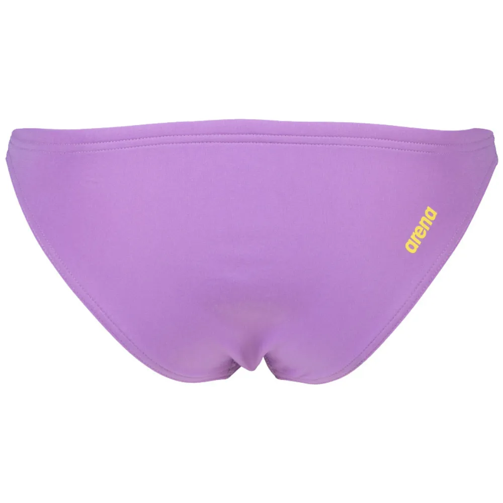 WOMEN'S REAL BRIEF BIKINI BOTTOM - LAVANDA/YELLOW STAR