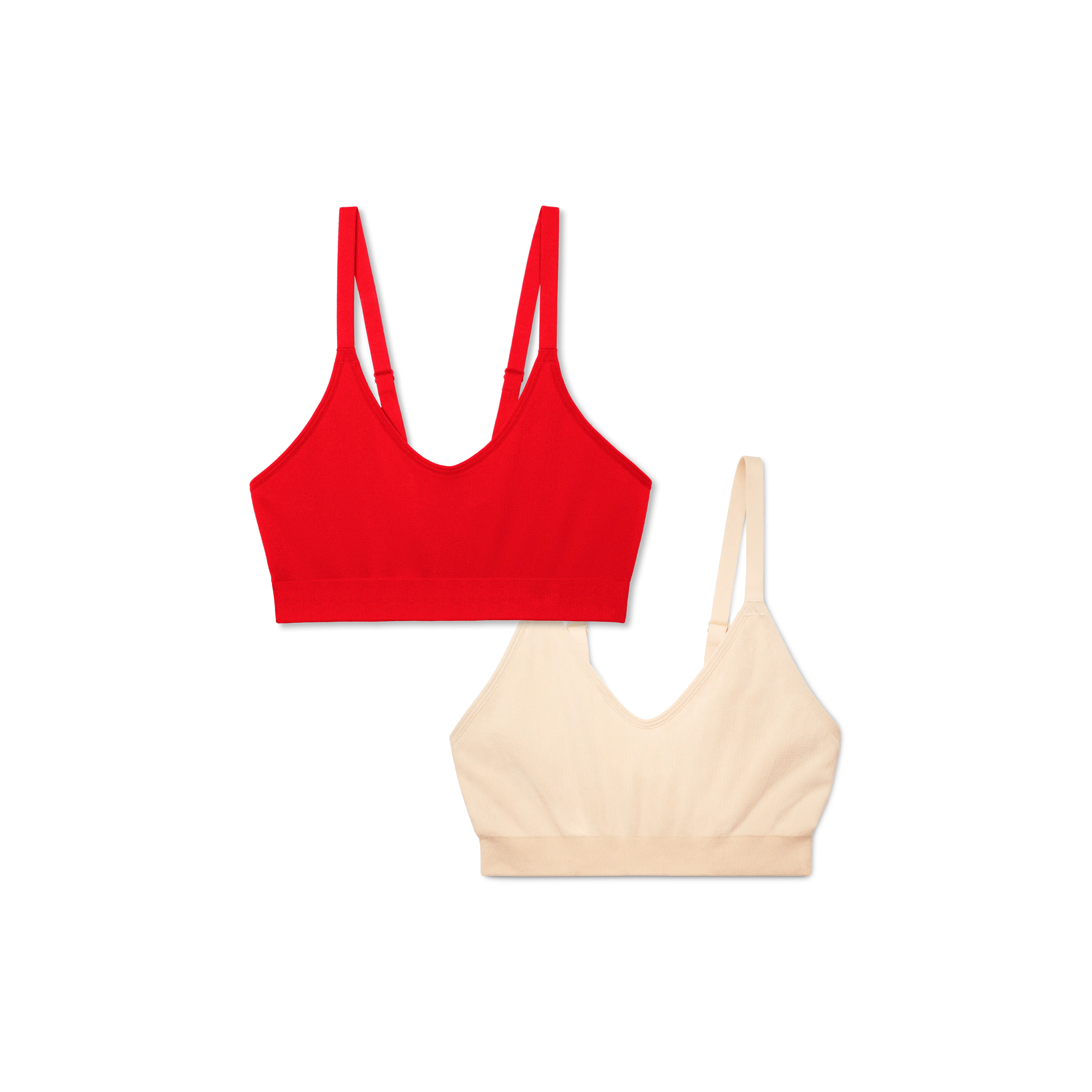 Women's Seamless Scoop Bralette 2-Pack