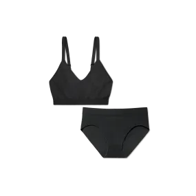 Women's Seamless Scoop Bralette   Full Brief