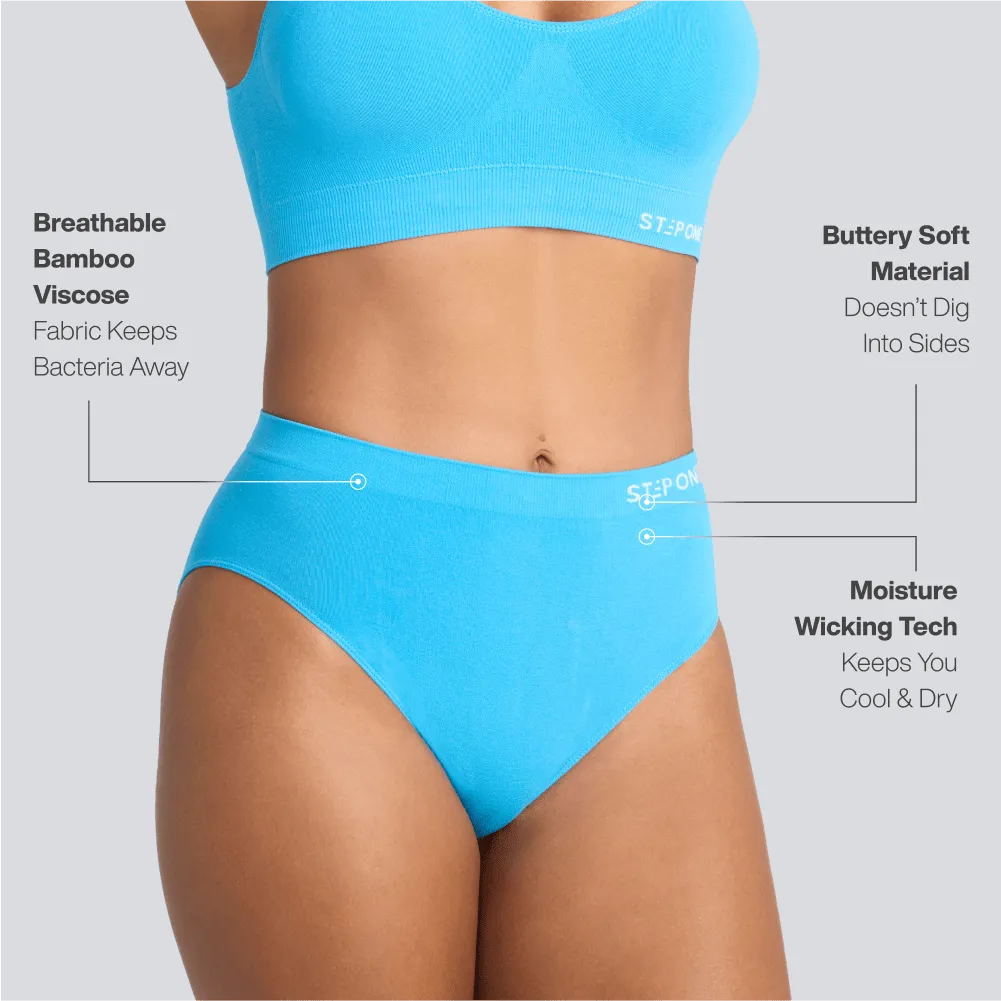 Women's SmoothFit Bikini Brief - Blue Wave