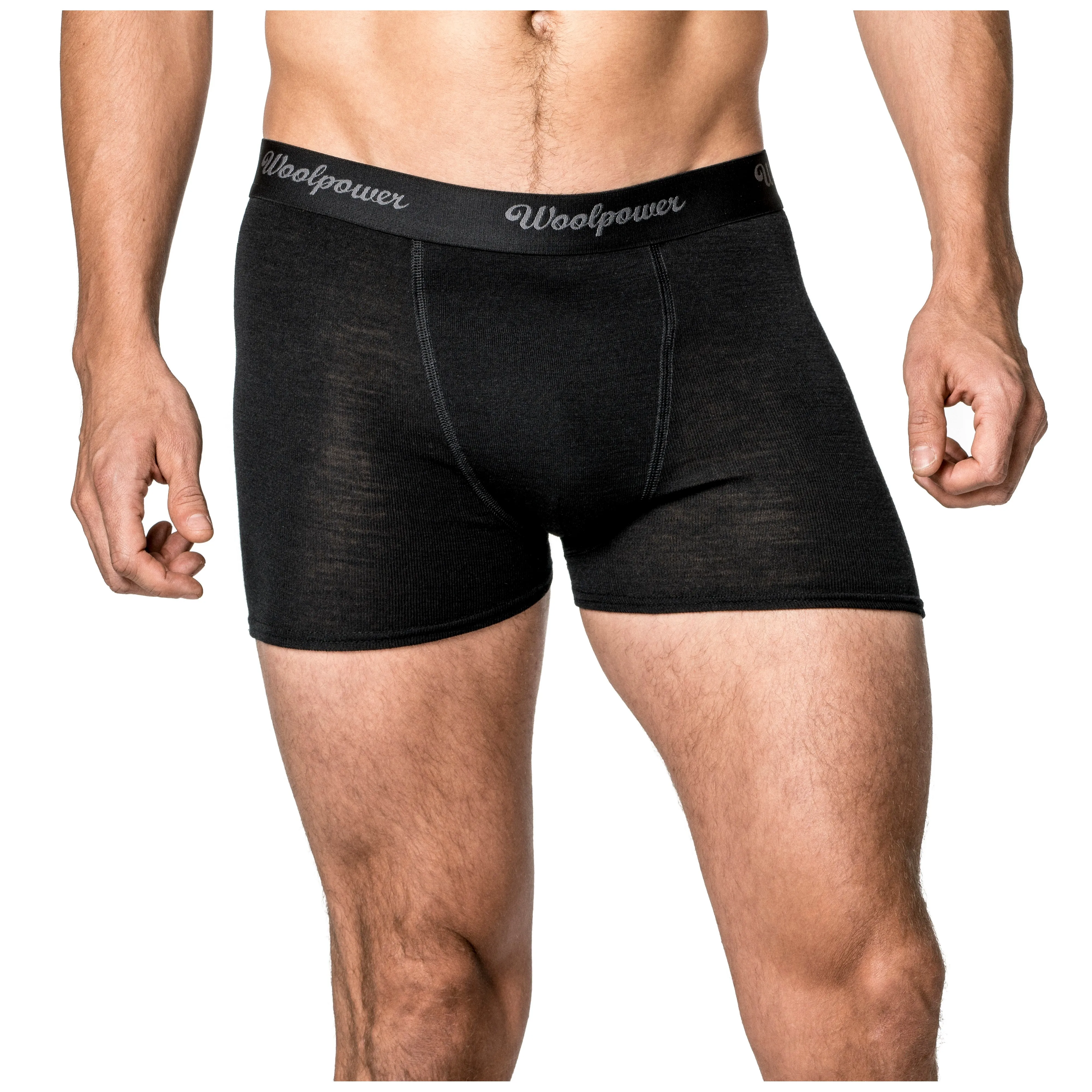 Woolpower Boxer Briefs Men&#x27;s Lite Black | Buy Woolpower Boxer Briefs Men&#x27;s Lite Black here | Outnorth