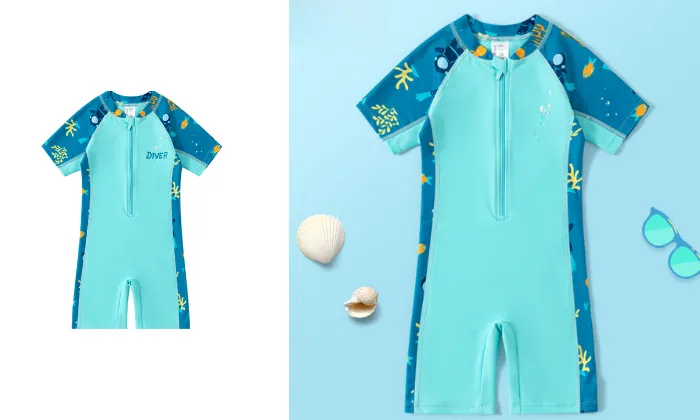 Yuke Children's One-Piece Swimwear