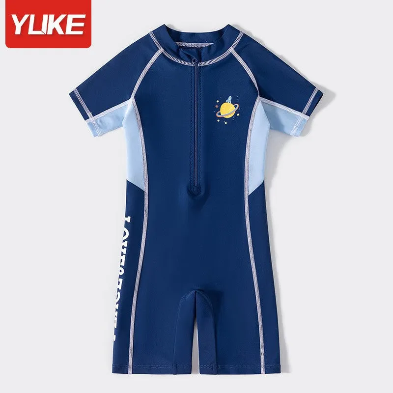 Yuke Children's One-Piece Swimwear