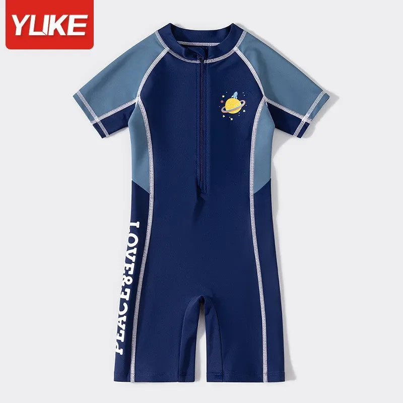 Yuke Children's One-Piece Swimwear