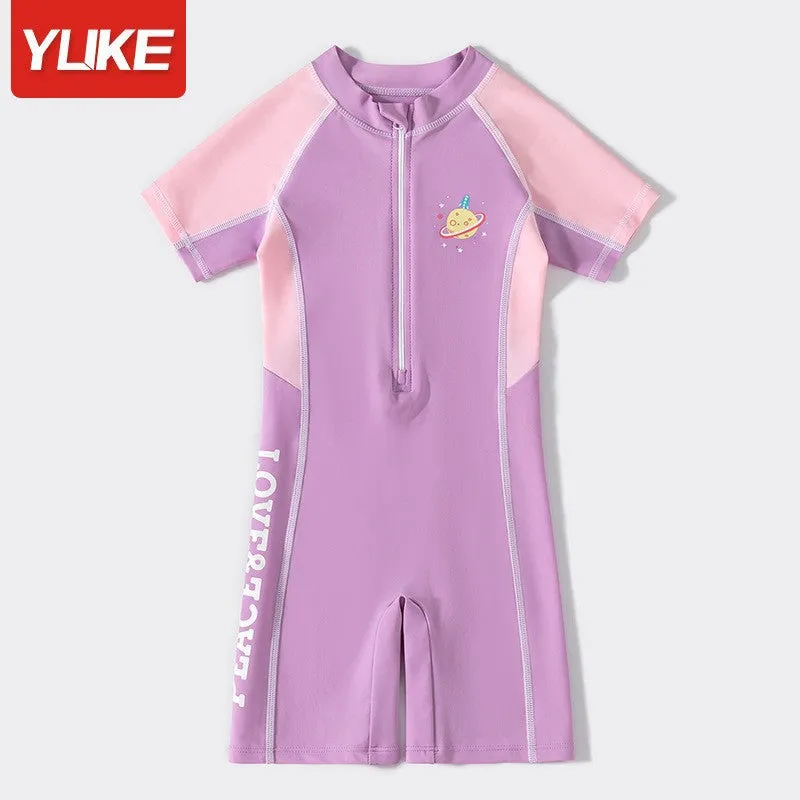 Yuke Children's One-Piece Swimwear