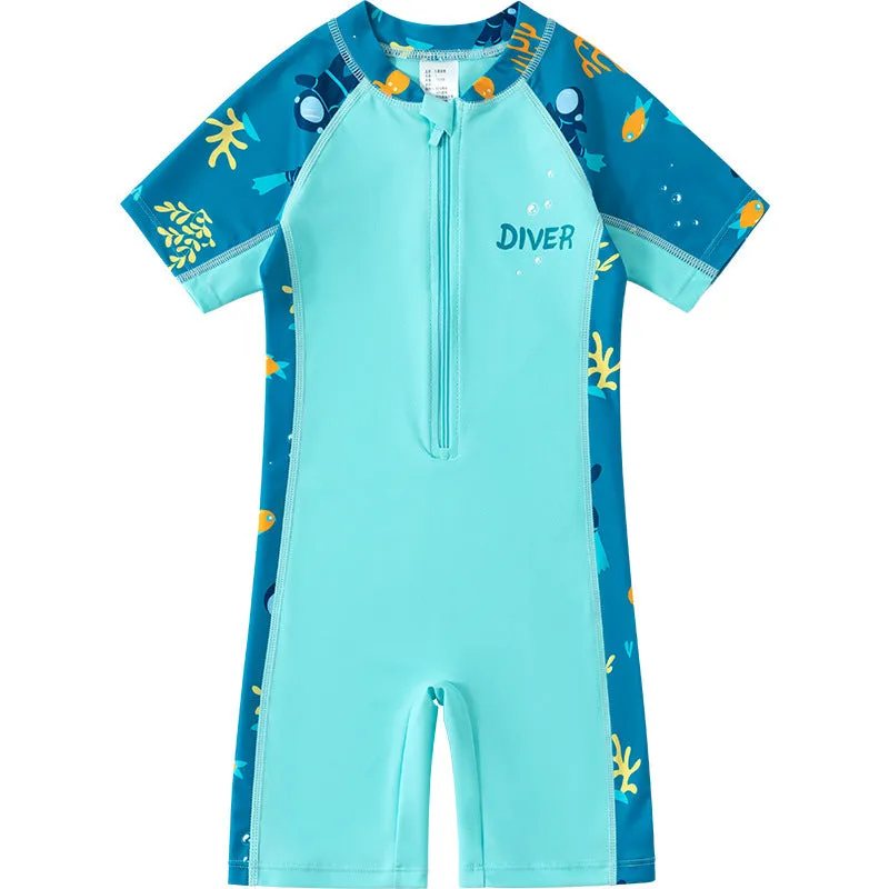 Yuke Children's One-Piece Swimwear