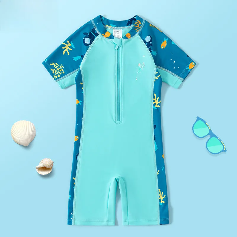 Yuke Children's One-Piece Swimwear