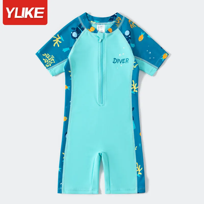 Yuke Children's One-Piece Swimwear